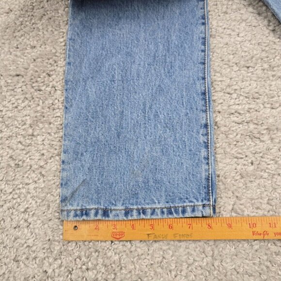 Levi’s 501 Jeans Mens 34x30 Light Wash Button Fly Vintage Y2K Straight Denim - Picture 15 of 16